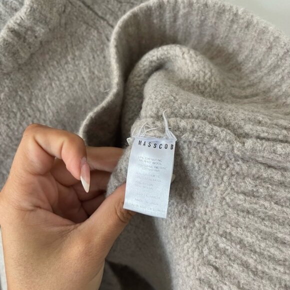 Masscob Cozy Beige Women's Sweater - Picture 4 of 6